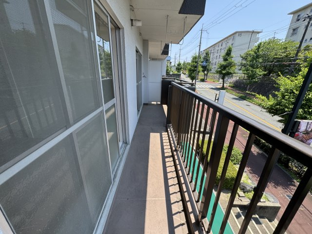 ハイツ最上のバルコニー