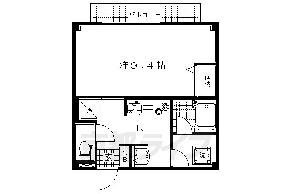 ウエストポイント堀の間取り|別タイプの間取りです