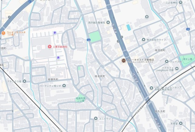 京都市西京区桂池尻町　第1期・第2期　新築一戸建ての地図