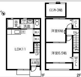 毘沙門の間取り