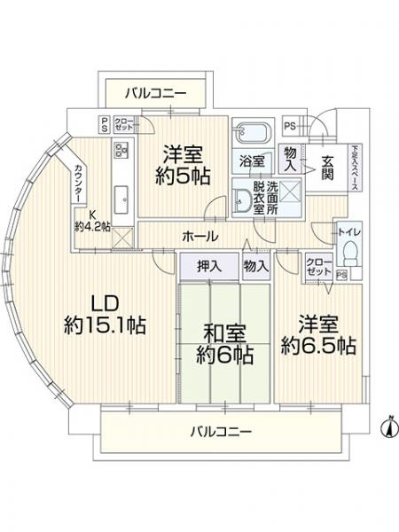 名古屋市緑区漆山の中古マンションの画像