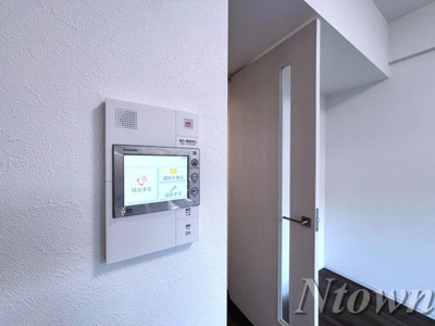 【セキュリティ】 | プレサンス太閤通駅前デュプル | モニター付きインターホンです