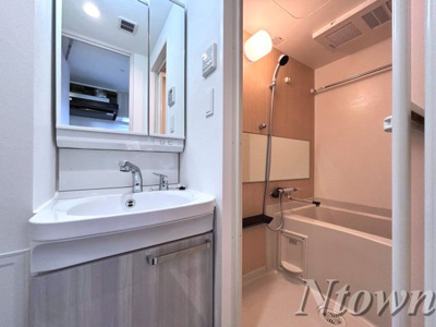 【洗面所】 | プレサンス太閤通駅前デュプル | 脱衣スペースもあります