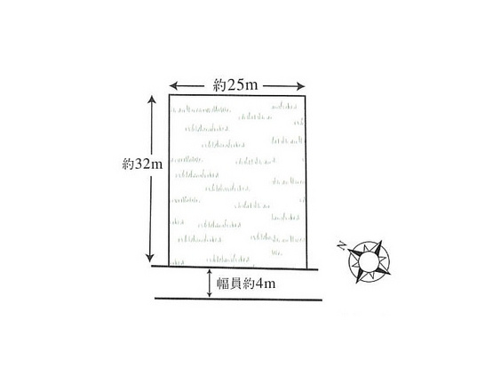 分譲地内／リゾート物件　別荘地管理規約ありの土地図