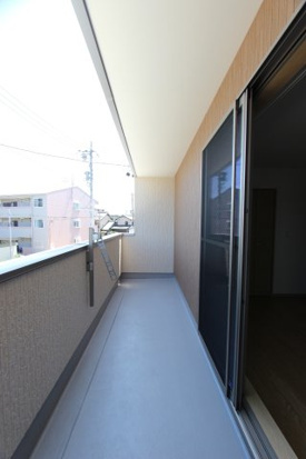 山木２－１４５コダテックスⅥＢのバルコニー