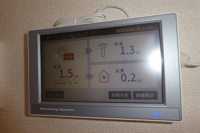 ベル・ポストの設備|太陽光発電メーター