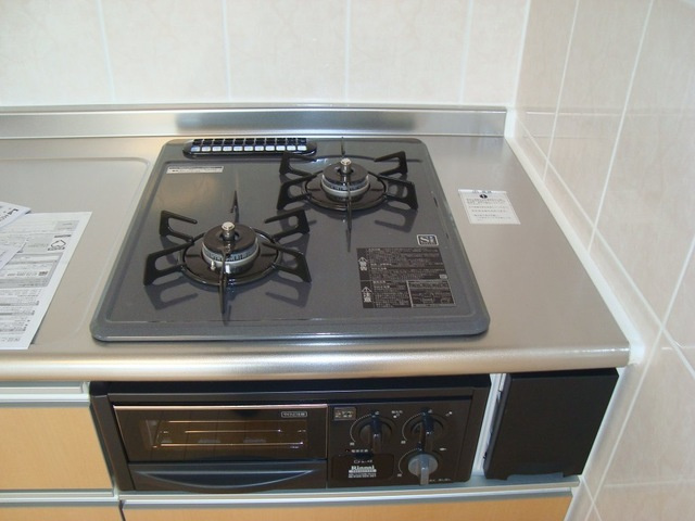 クレール神宮のキッチン|ガスコンロ