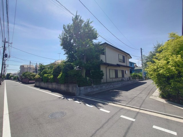 国分寺市内藤２丁目・売地の前面道路含む現地写真|現地（南東側より撮影）