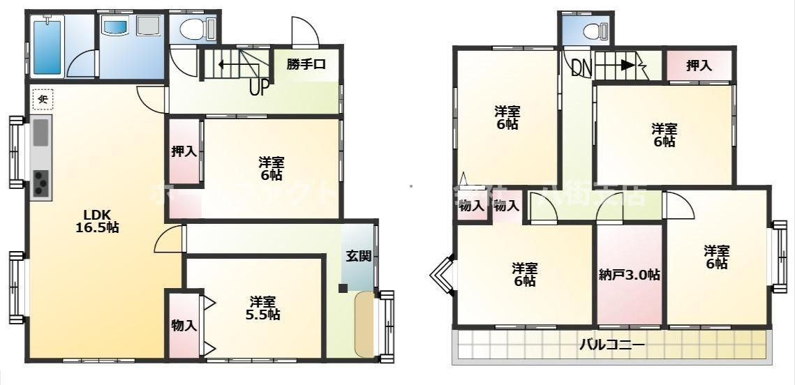 成田市三里塚　中古戸建の間取り|図面と現況に相違がある場合、現況を優先致します。
グループホーム仕様