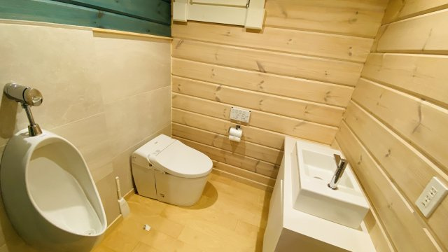 南軽井沢 南原エリア グルメ通り沿いの中古物件のトイレ