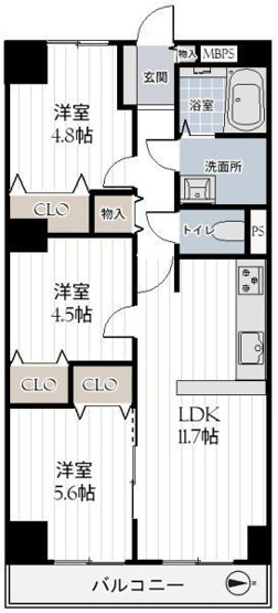 【間取り】 | ファミール堺