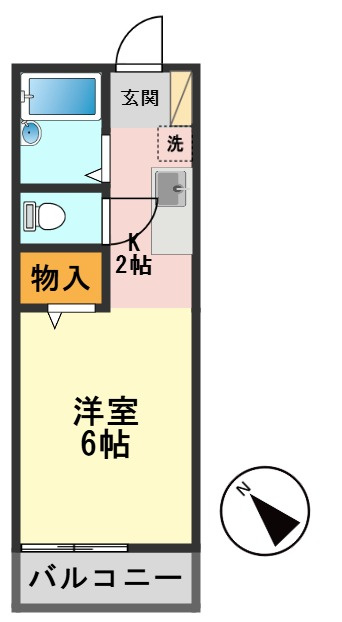 スクエア高砂の間取り