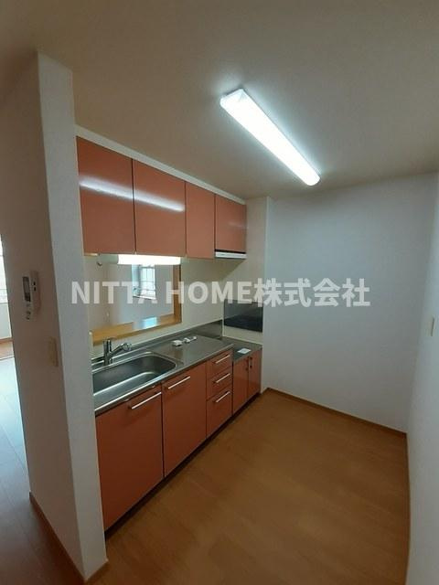 アルモニーハイツⅡのキッチン|カウンターキッチンです＊