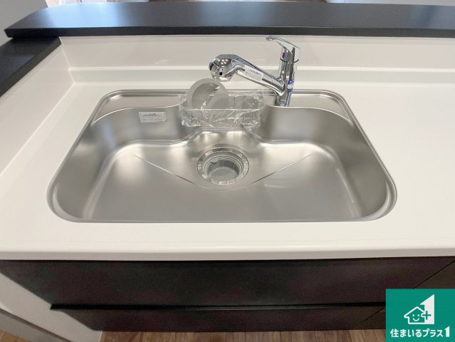 高砂市米田町塩市　第2期　新築一戸建ての設備|広々としたシンクで食器洗いも楽々！