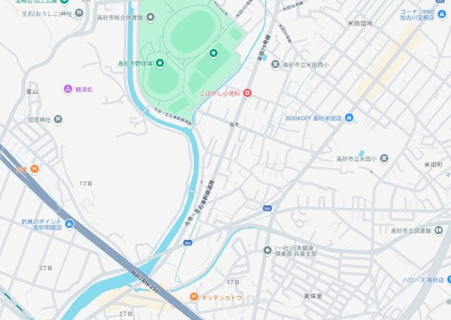 高砂市米田町塩市　第2期　新築一戸建ての地図