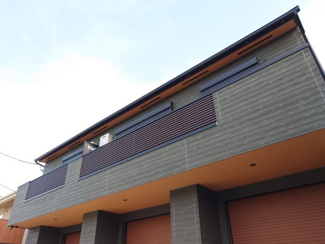 ザ・ハウス天王台　ガレージハウスのバルコニー