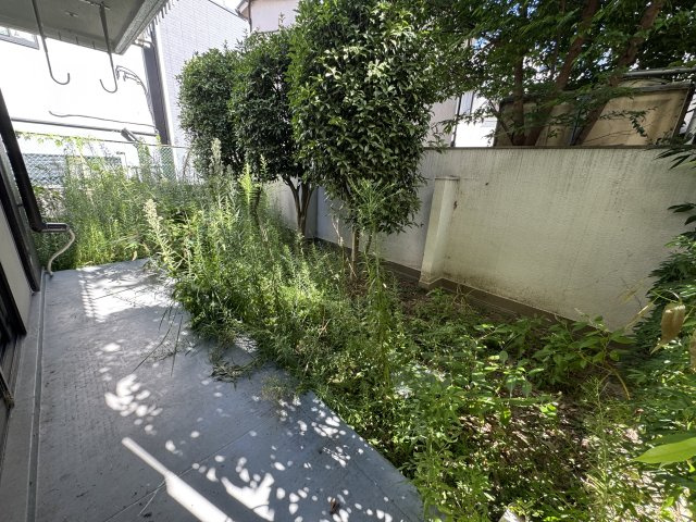 シャンティー豊中の庭