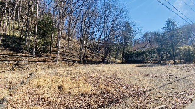 南軽井沢 レイクニュータウン別荘地 管理事務所至近の売土地