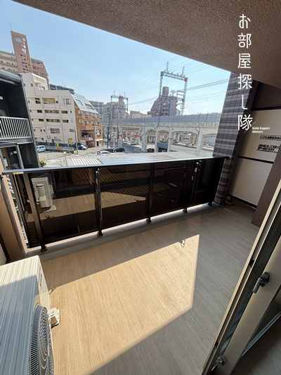 ラコント西鉄久留米のバルコニー