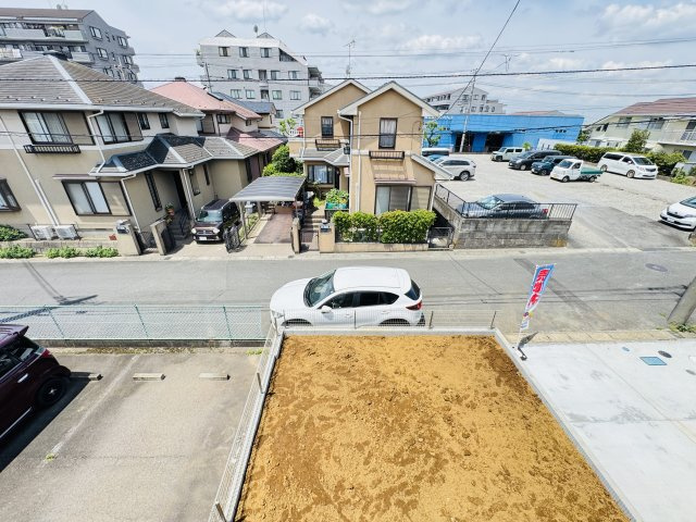 流山市加２丁目新築戸建【流山北小学校：5分】の展望|バルコニーより道路側眺望