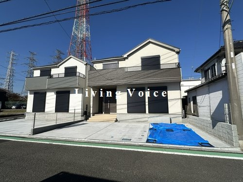 【外観】 | 【仲介手数料０円】相模原市南区当麻　新築一戸建て　全4棟 | 全体　相模原市南区当麻　新築一戸建て　全4棟