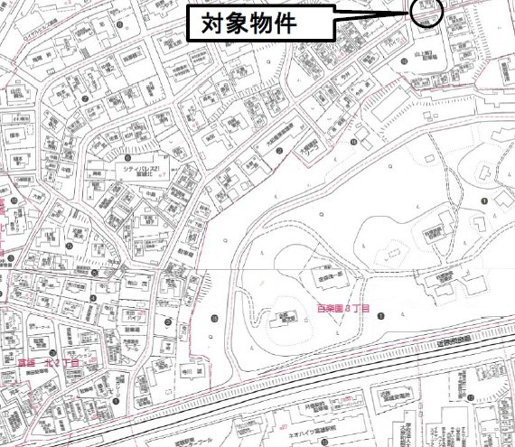 第二大神ハイツの地図