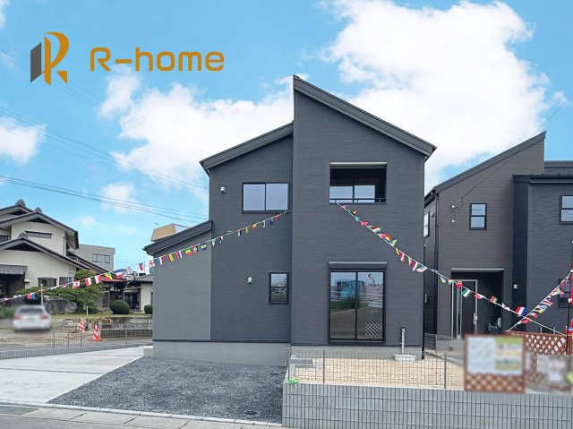 石岡市石岡2丁目第1　新築戸建て　1号棟の外観|ご予約を頂ければ、『平日』はもちろん『早朝』や『夜間』もご見学可能です♪お気軽にお申し付けください♪