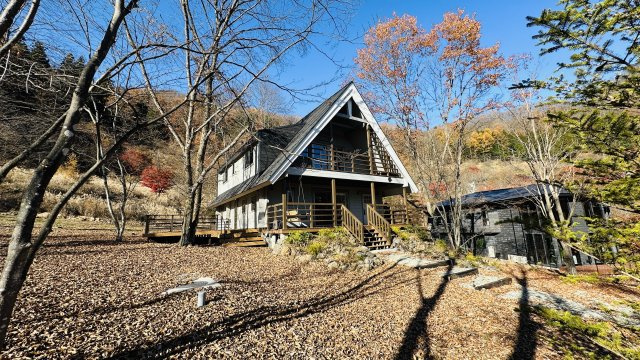【動画付き】和美リゾート別荘地 築浅中古ログハウスの外観