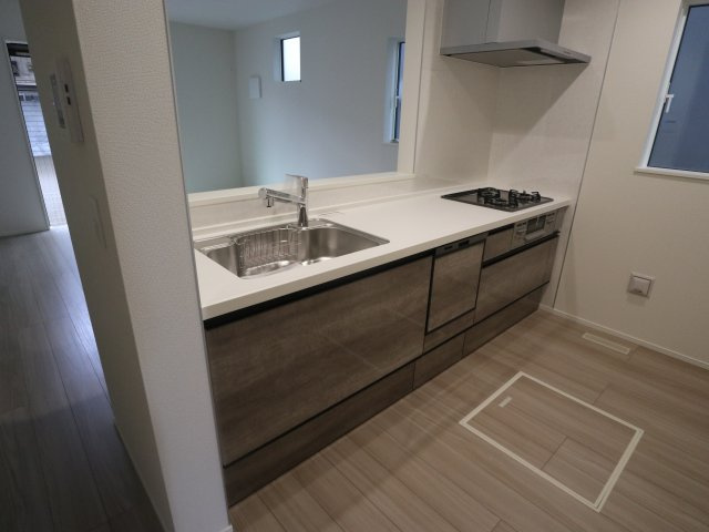 《仲介手数料無料》大宮区堀の内町２丁目154-1新築一戸建てリナージュのキッチン|撮影日 2025年7月17日 15:10 晴れ