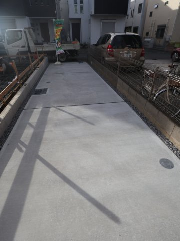 《仲介手数料無料》大宮区堀の内町２丁目154-1新築一戸建てリナージュの駐車場|撮影日 2025年7月17日 15:10 晴れ