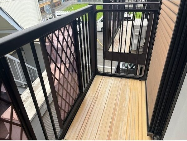 メゾンシンデレラのバルコニー