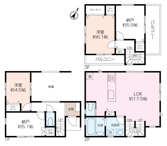 磯子区原町新築分譲住宅全３棟の画像
