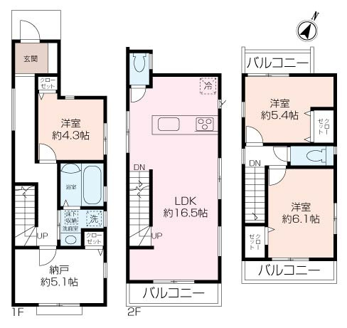 磯子区原町新築分譲住宅全３棟の画像