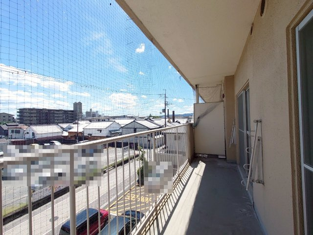 ◆室内リノベーション済み美室◆４沿線利用可◆南向きバルコニー◆周辺施設充実◆ハイツ伏見桃山のバルコニー|バルコニー