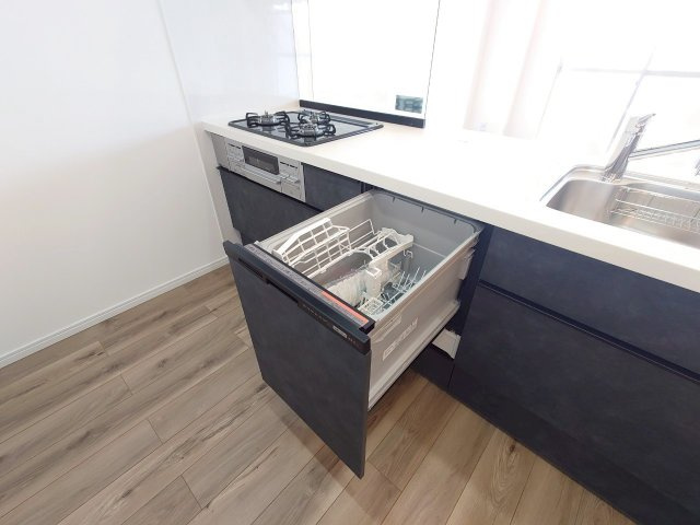 ◆室内リノベーション済み美室◆４沿線利用可◆南向きバルコニー◆周辺施設充実◆ハイツ伏見桃山のキッチン|食器洗浄乾燥機