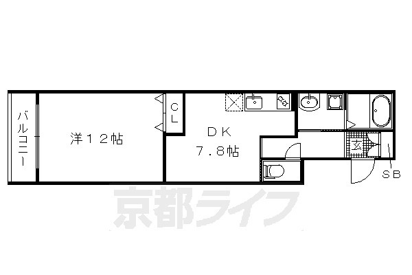 ウィルパーク御所西の間取り|【代表的な間取りです】