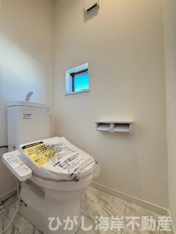 茅ヶ崎市柳島１丁目　新築戸建　全３棟のトイレ|洗浄機能付きお手洗い