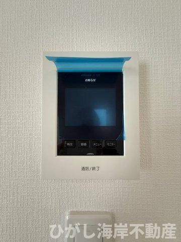 茅ヶ崎市柳島１丁目　新築戸建　全３棟のセキュリティ|TVモニター付きインターフォン