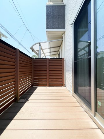 徳島市大谷町　賃貸住宅のバルコニー