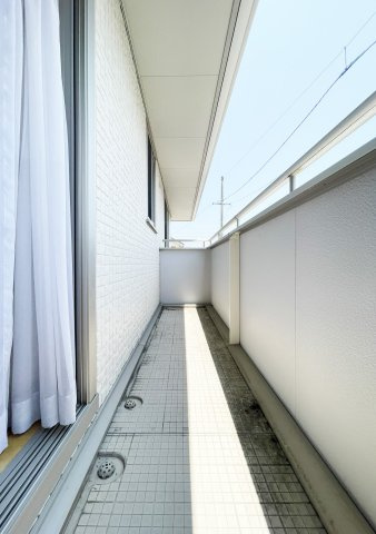 徳島市大谷町　賃貸住宅のバルコニー