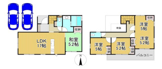 【間取り】 | 宝塚市逆瀬台5丁目23の6　新築一戸建て