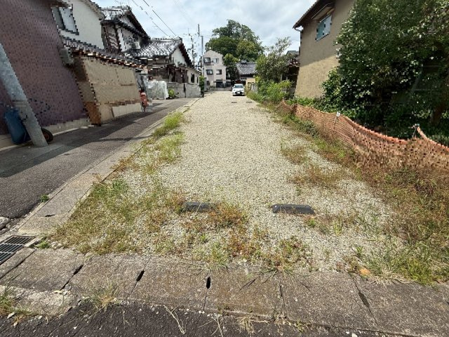 樫原下ノ町土地の外観|間口約6.5mです
