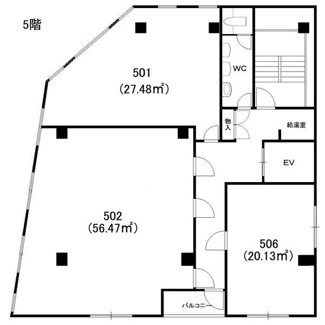 【間取り】 | 南本町天祥ビル2号館 | 南本町天祥ビル2号館　間取り