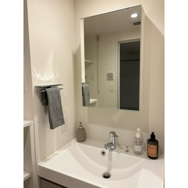 ASTILE日本橋浜町の洗面所|スペースが確保できる洗面所です