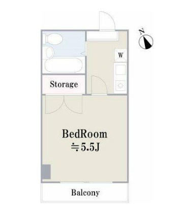 KITANOAPARTMENT経堂の間取り