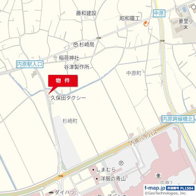 【地図】 | 杉崎町久保田タクシー跡