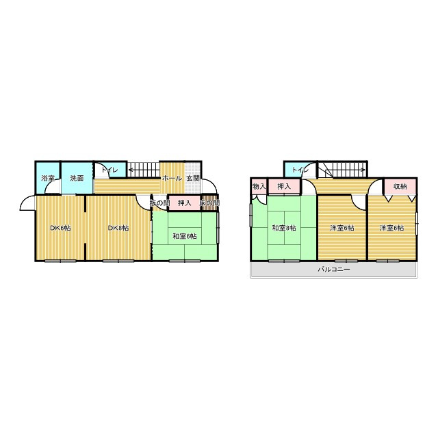 平成25年リフォーム×庭付き家庭菜園にも！栃木市大平町新　中古戸建の間取り