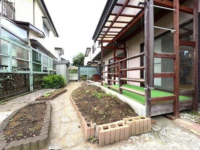 平成25年リフォーム×庭付き家庭菜園にも！栃木市大平町新　中古戸建の庭|家庭菜園もできるお庭付きです！