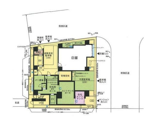 【間取り】 | ★仲介手数料無料★パークリュークス神田多田（新築未入居の10階角住戸）
