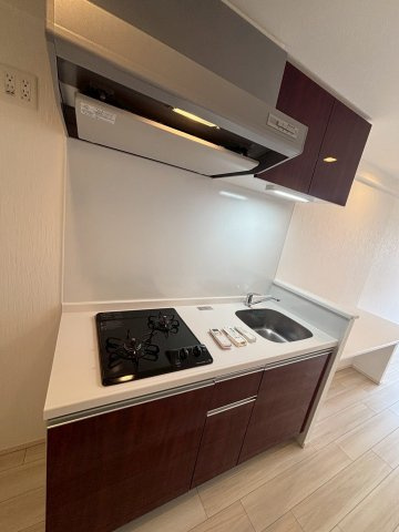 大阪市中央区鎗屋町１丁目の賃貸マンションのキッチン